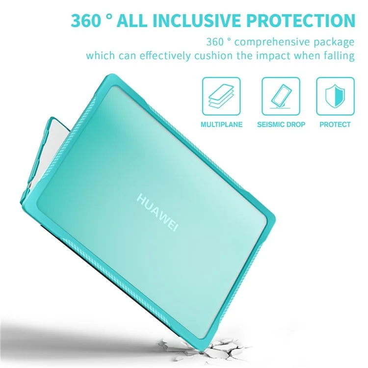 Sailor Series for Huawei MateBook D14 (2023) Case PC+TPU Anti-Cracking Protective Cover - Baby Blue