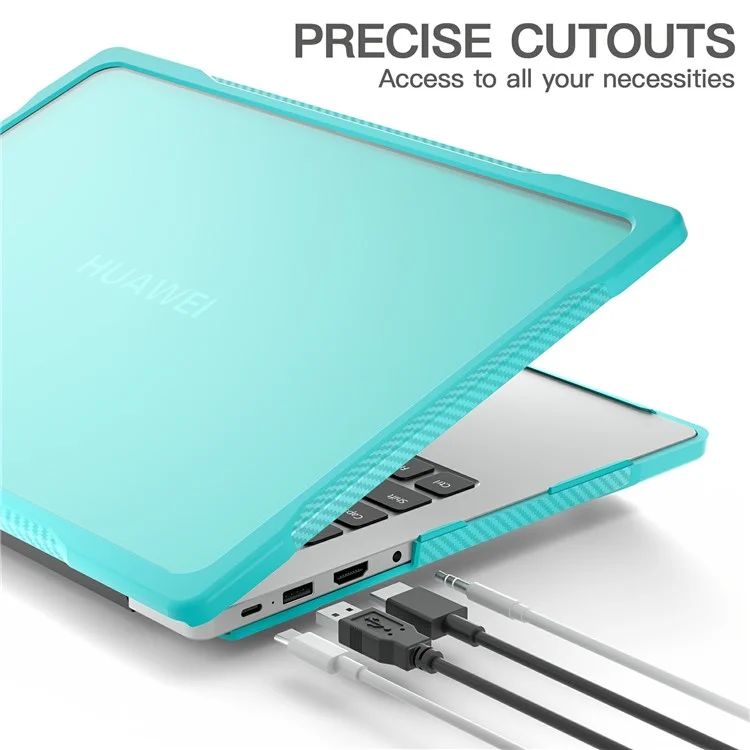 Sailor Series for Huawei MateBook D14 (2023) Case PC+TPU Anti-Cracking Protective Cover - Baby Blue