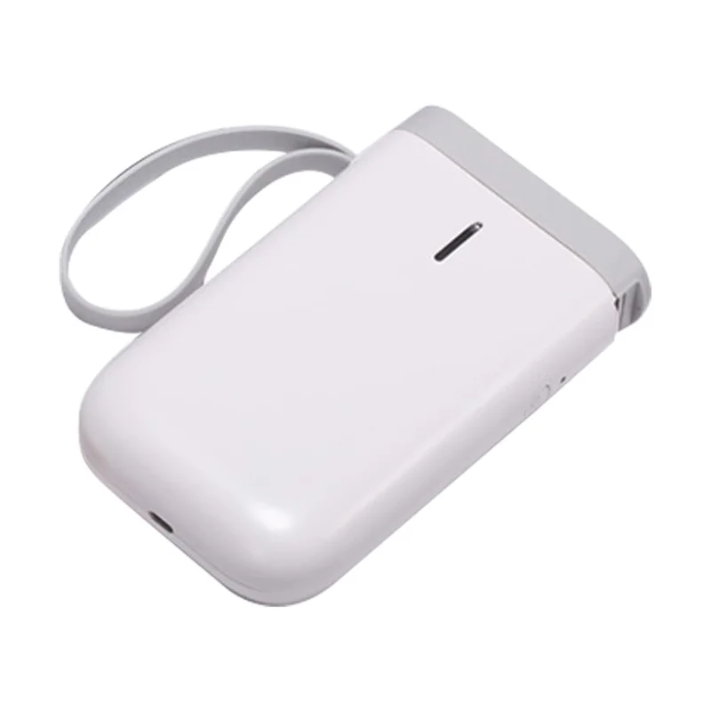 NIIMBOT D11 Portable Mini Label Printer Bluetooth-compatible Thermal Printer Inkless Printing Machine, EU Plug - White