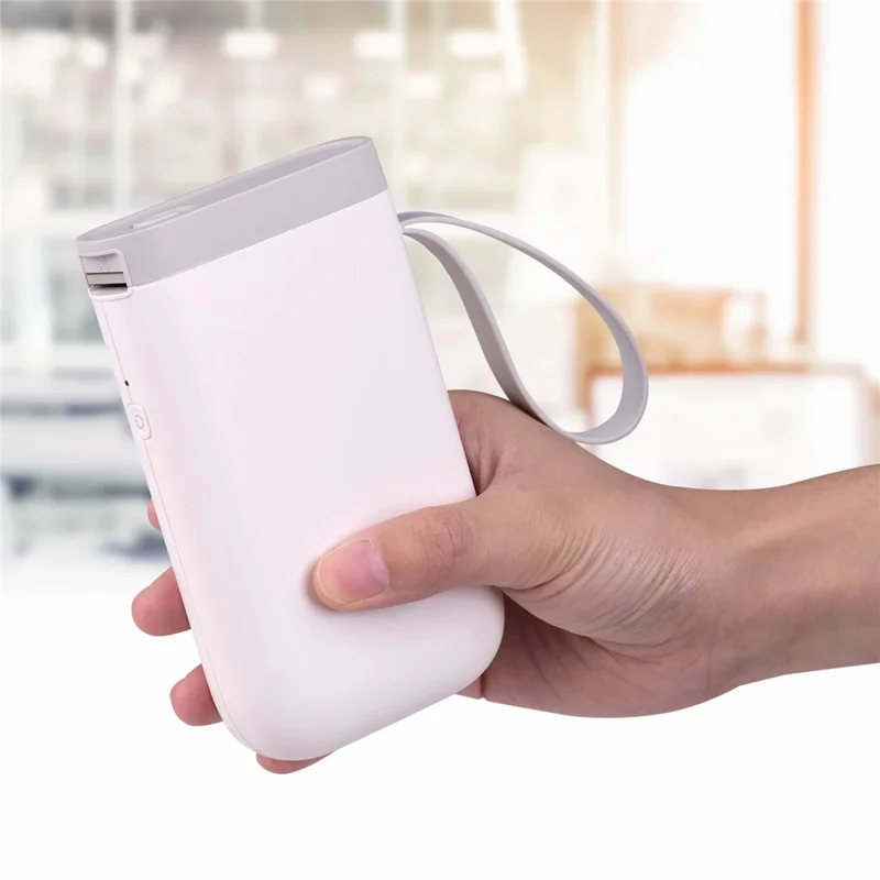 NIIMBOT D11 Portable Mini Label Printer Bluetooth-compatible Thermal Printer Inkless Printing Machine, EU Plug - White