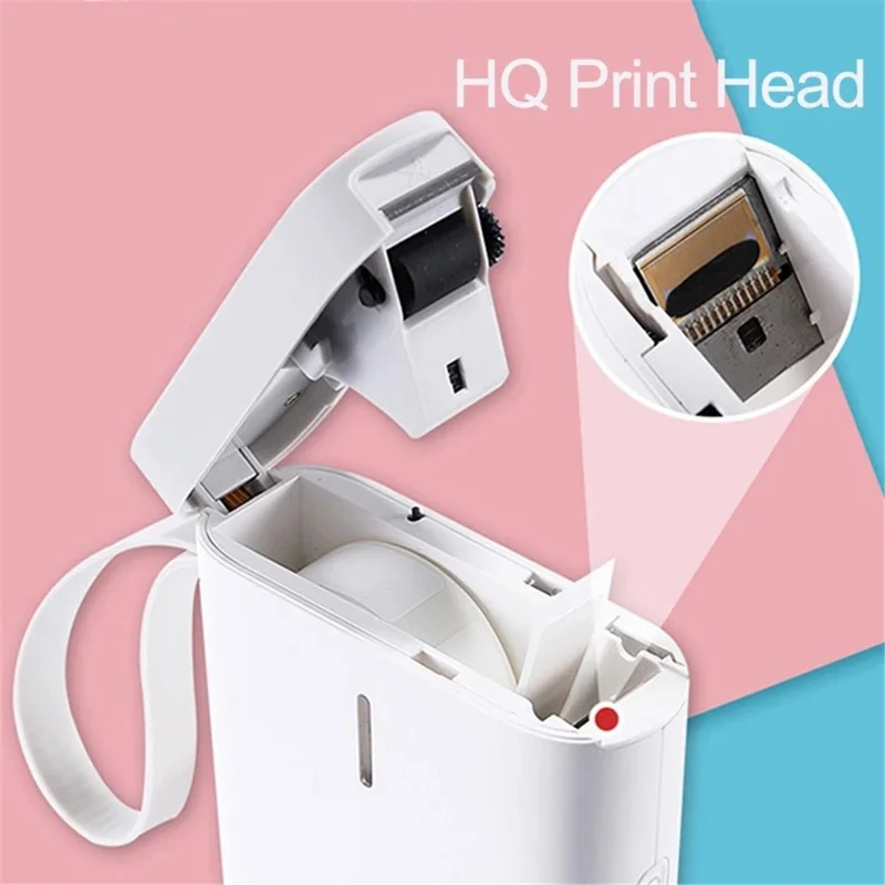 NIIMBOT D11 Portable Mini Label Printer Bluetooth-compatible Thermal Printer Inkless Printing Machine, EU Plug - White