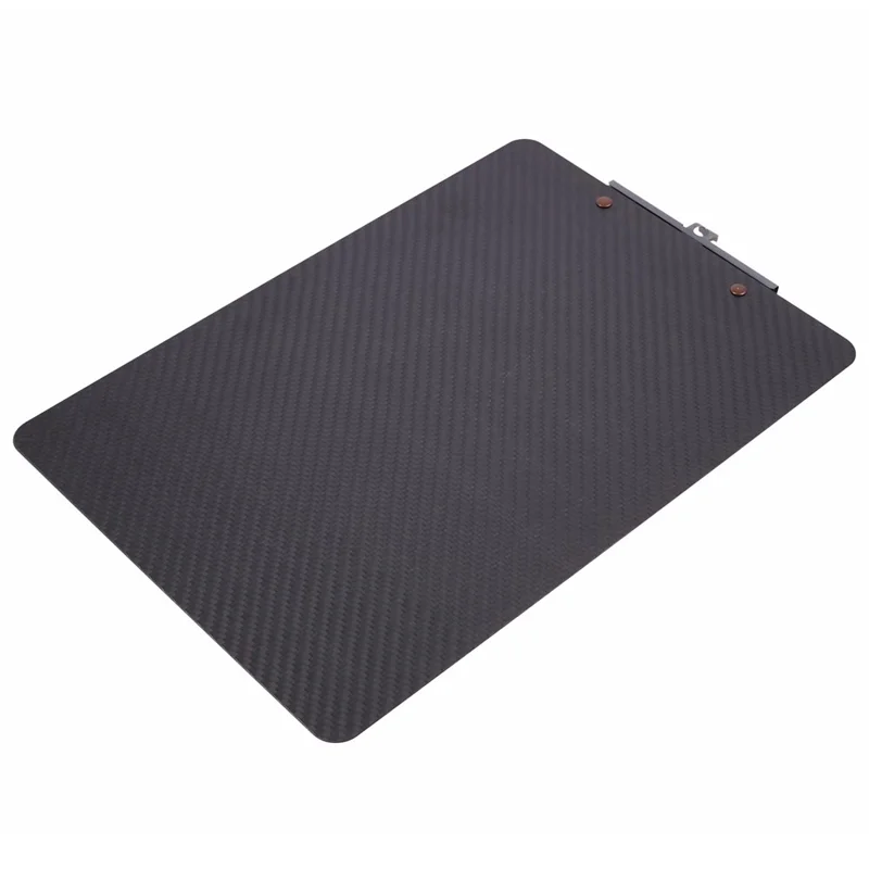 A4 220x315mm Aramidfiber Klämma Svart Papper Klammer Hållare Skrivbräda Dokumenthållare - Vertikal Stil