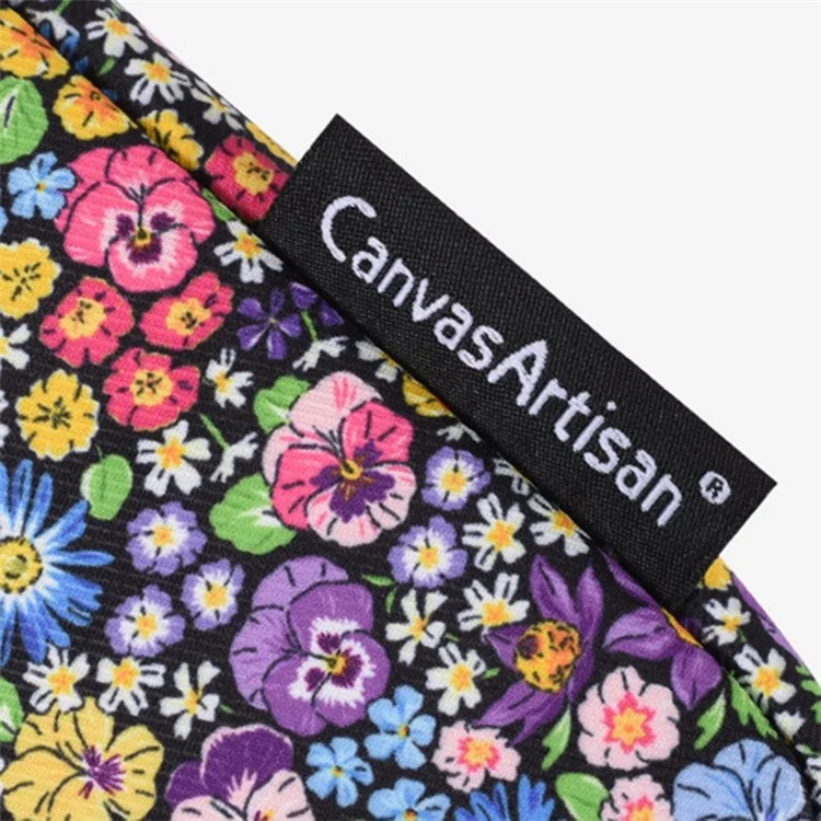 CANVASARTISAN H77-01 Flower Pattern Waterproof Laptop Bag Protective Case - 12-inch