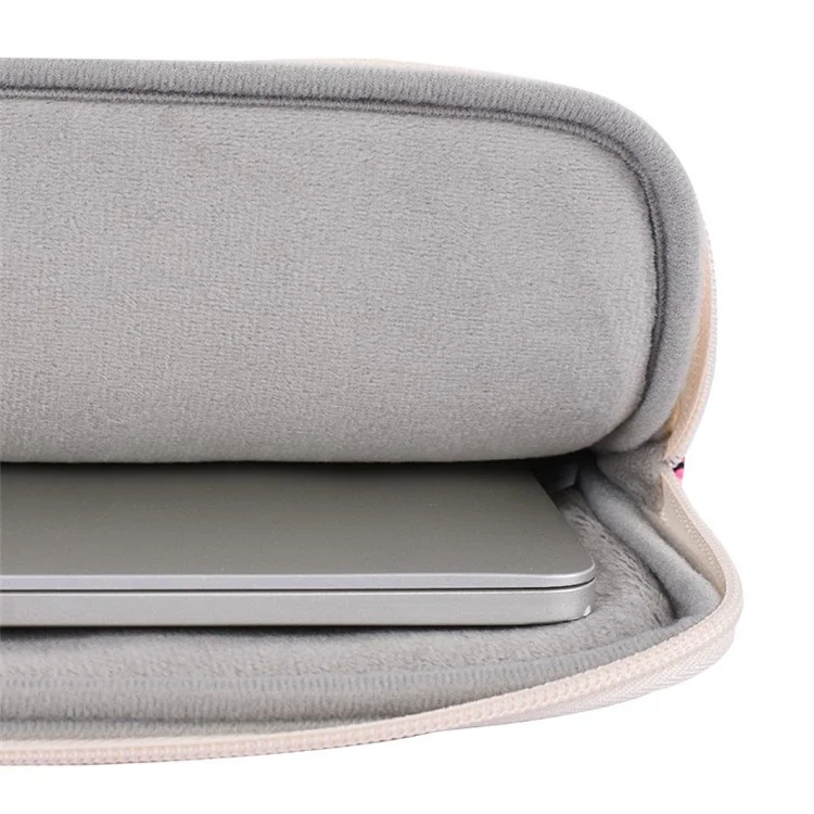 CANVASARTISAN H77-01 Flower Pattern Waterproof Laptop Bag Protective Case - 12-inch