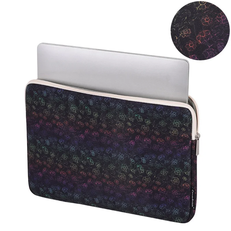 CANVASARTISAN H76-01 Floral Pattern Anti-scratch Laptop Bag Protective Case - 11-inch
