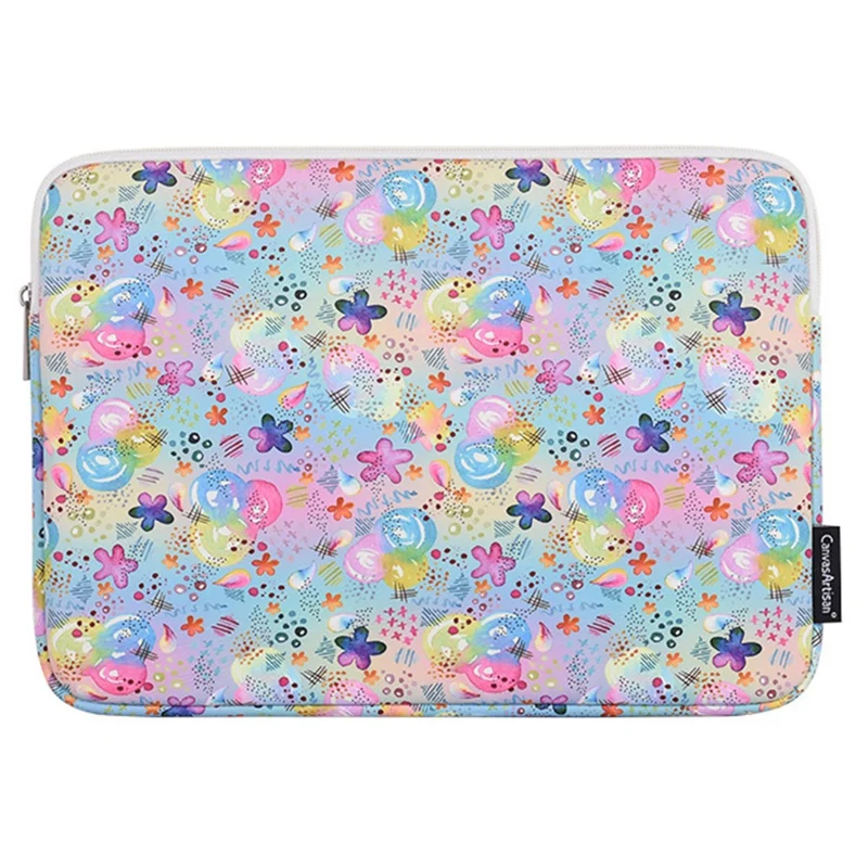 CANVASARTISAN H80-01 Colorful Pattern Laptop Bag Notebook Carrying Pouch - 13-inch