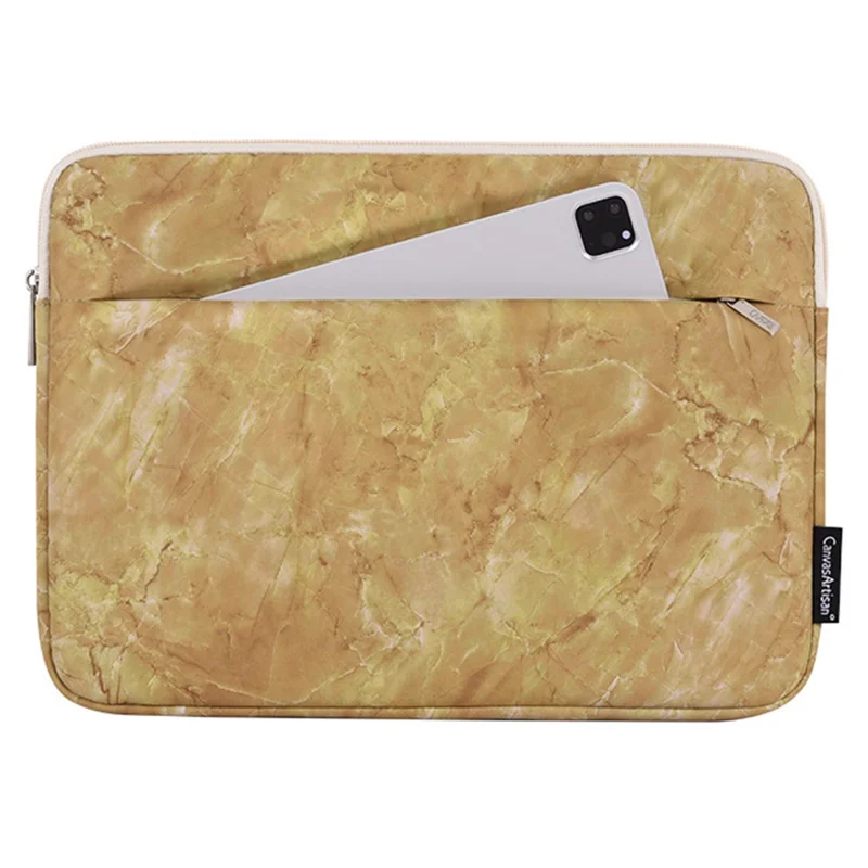 CANVASARTISAN H82-11 Soft Lining Laptop Bag Marble Pattern Notebook Pouch - 11-inch