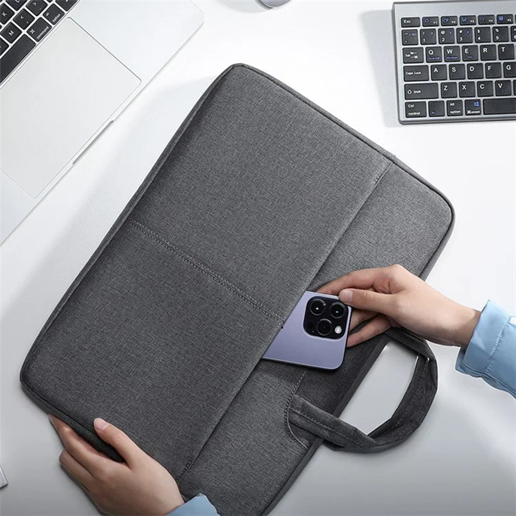 MARK RYDEN MR98 Polyester Portable Carrying Bag for 13.3-inch Laptops Sleeve Bag - Titanium Grey