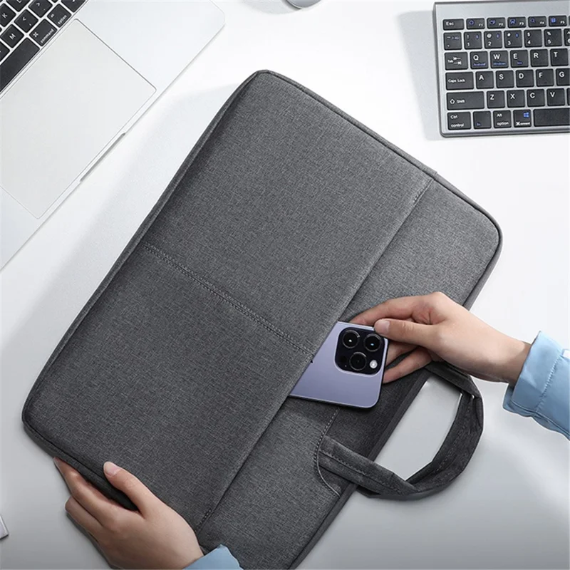MARK RYDEN MR98 Portable Sleeve Case for 15.6-inch Laptops Polyester Carrying Bag - Dark Grey