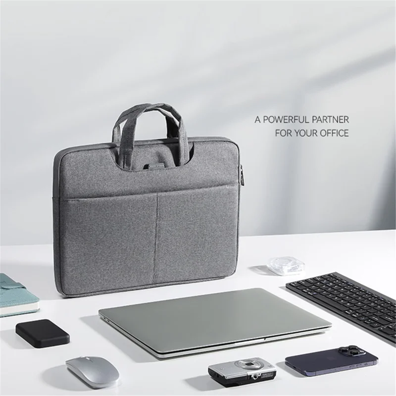 MARK RYDEN MR98 Polyester Carrying Case for 15-inch Laptops Portable Sleeve Bag - Dark Grey