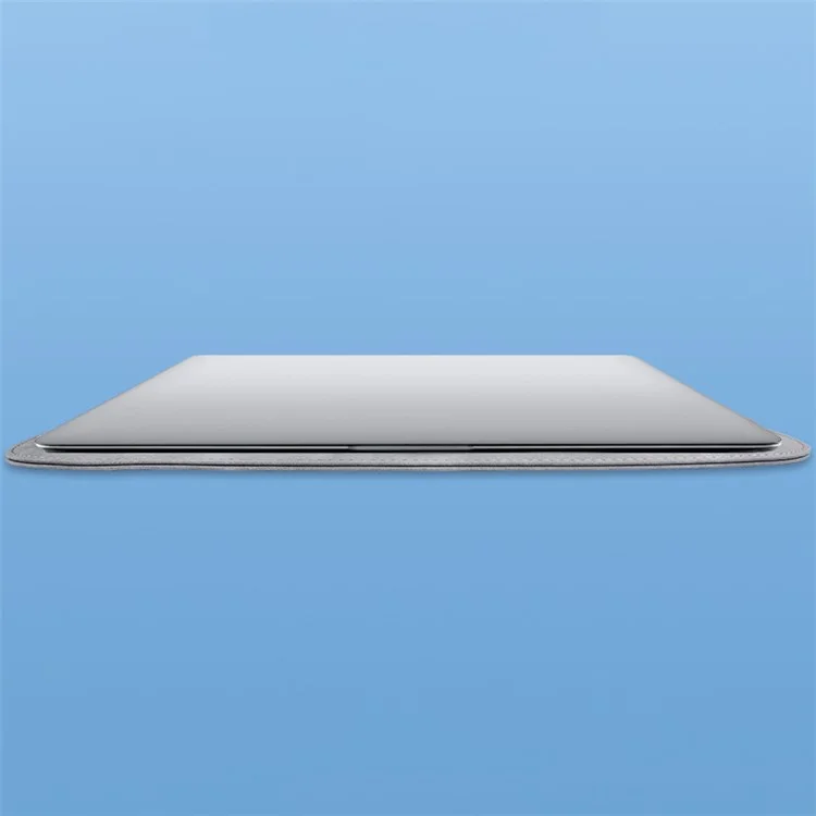 Sleeve da 13 "ultra Slim Vertical in Pelle Per Laptop Per Laptop. - Grigio