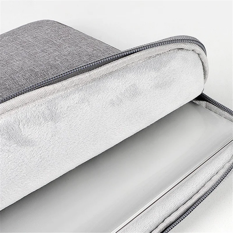 13.3-inch Laptop Polyester Protective Handbag Soft Lining Notebook Carrying Bag - Navy Blue