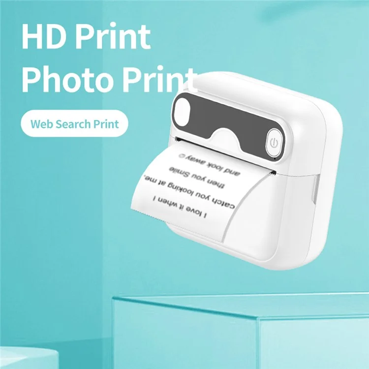 A32 Bluetooth 5.1 Photo Printer Wireless Office Memo Mini Portable Printer