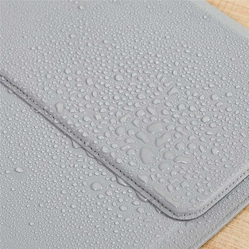 14 inch Laptop Sleeve Case Laptop Ultra-Thin Shock Resistant Computer  Bag with Stand - Grey