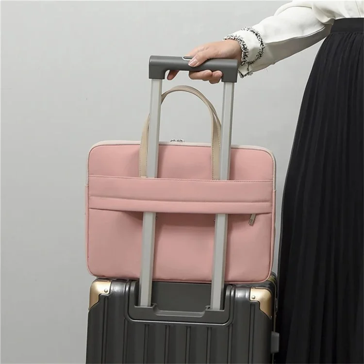 705 15.6 / 16 Inch Laptop Bag Oxford Cloth Notebook Computer Handbag Sleeve - Pink