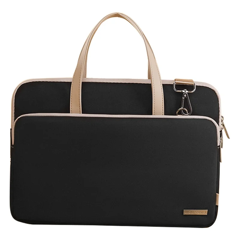 705 15.6 / 16 Inch Laptop Bag Oxford Cloth Notebook Computer Handbag Sleeve - Black
