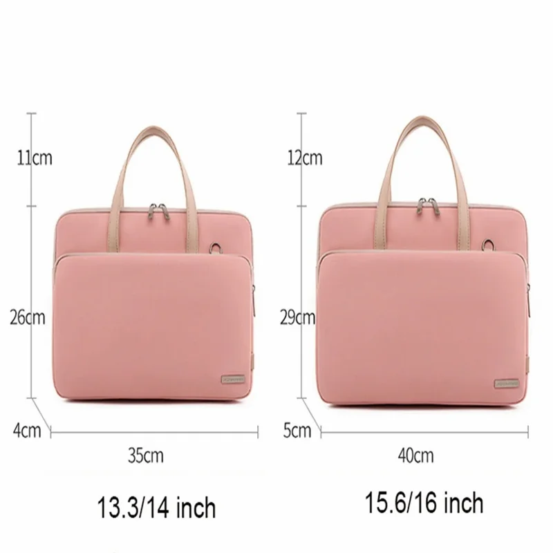 705 15.6 / 16 Inch Laptop Bag Oxford Cloth Notebook Computer Handbag Sleeve - Black