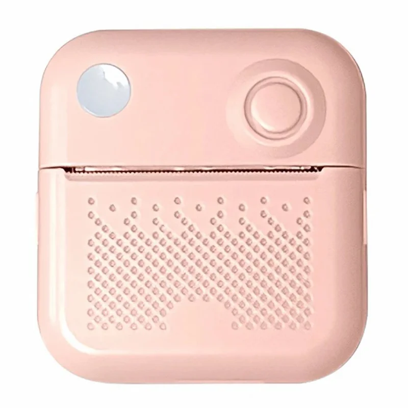 D3 Wireless Portable Printer with Printing Paper for Photos, Labels, Notes - Pink
