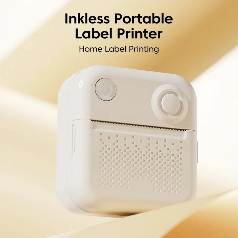 D3 Wireless Portable Printer with Printing Paper for Photos, Labels, Notes - Pink