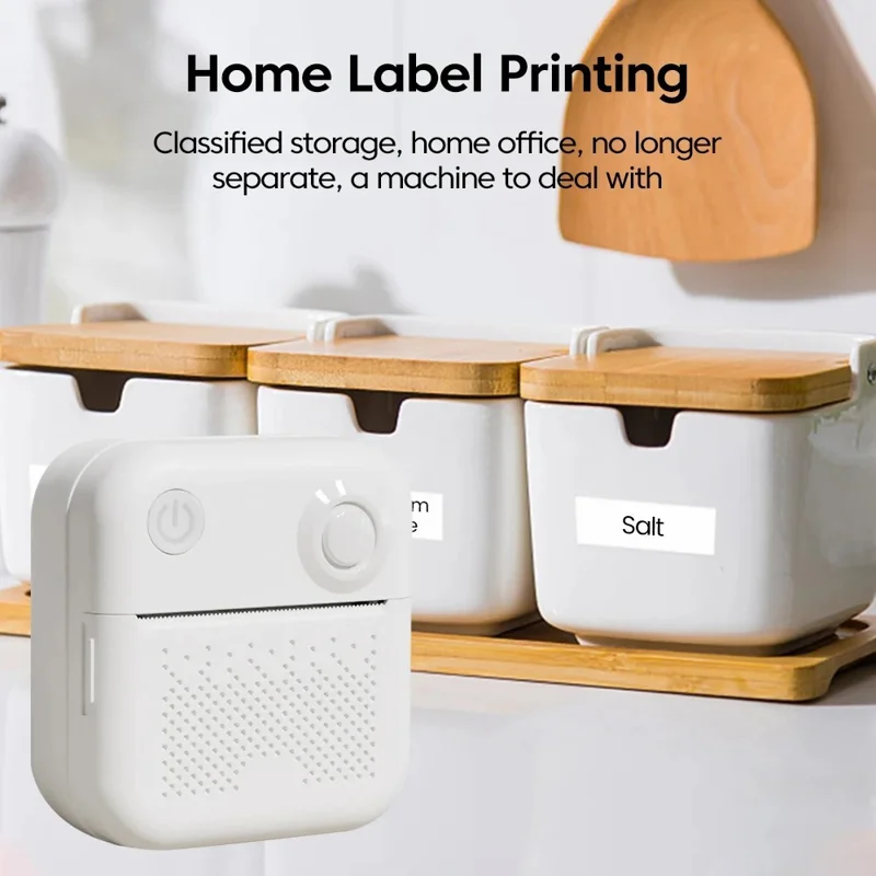 D3 Wireless Portable Printer with Printing Paper for Photos, Labels, Notes - Pink