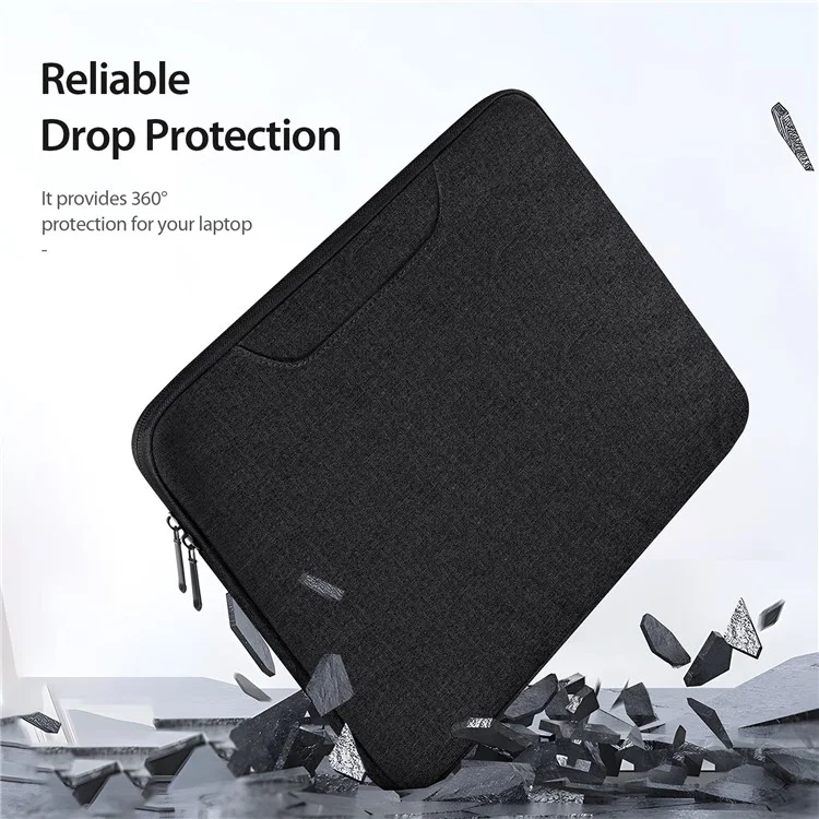 DUX DUCIS LBTB Série 14-15.4 Pouces Sac à Dos pour Ordinateur Portable Imperméable - Noir