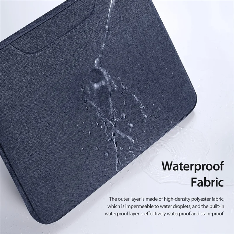 DUX DUCIS LBTB Series 14-15.4 Inch Laptop Handbag Waterproof Notebook Computer Carrying Pouch - Navy Blue