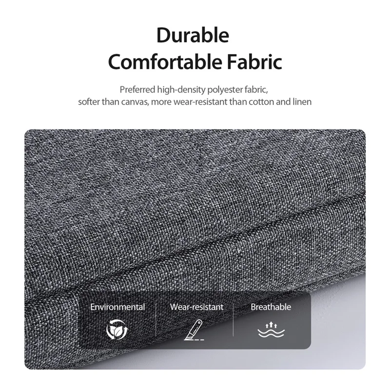 DUX DUCIS LBTB Series Laptop Storage Bag Shockproof Carrying Handbag for 13-13.9 inch Notebooks - Dark Grey