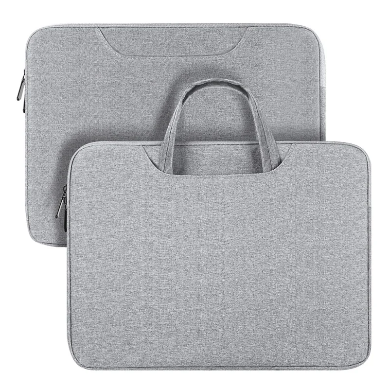 DUX DUCIS LBTB Series Laptop Storage Bag Shockproof Carrying Handbag for 13-13.9 inch Notebooks - Light Grey