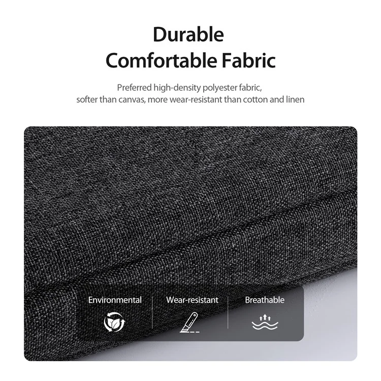 DUX DUCIS LBTA Series 13-13.9 Pollici Borsa per Laptop Orizzontale Custodia per Trasporto Notebook - Nero