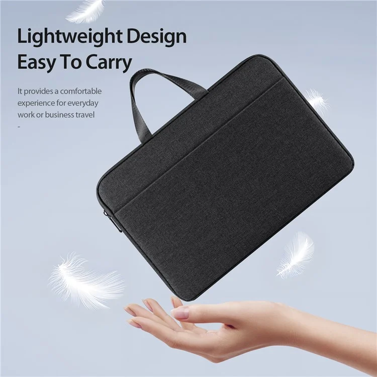 DUX DUCIS LBTA Series 13-13.9 Pollici Borsa per Laptop Orizzontale Custodia per Trasporto Notebook - Nero