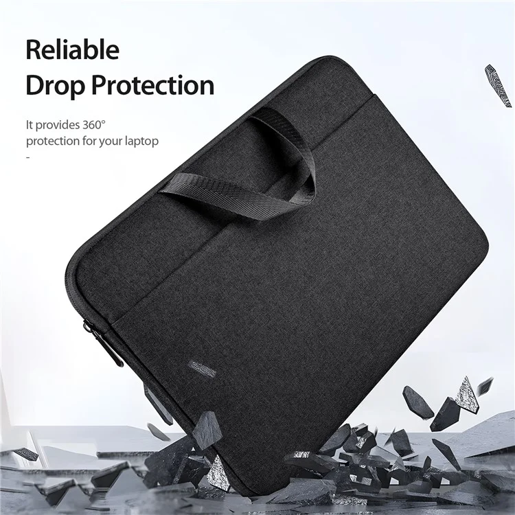 DUX DUCIS LBTA Series 13-13,9 Pouces Sac D'ordinateur Portable Notebook Horizontal Portant un Sac à Main - Noir