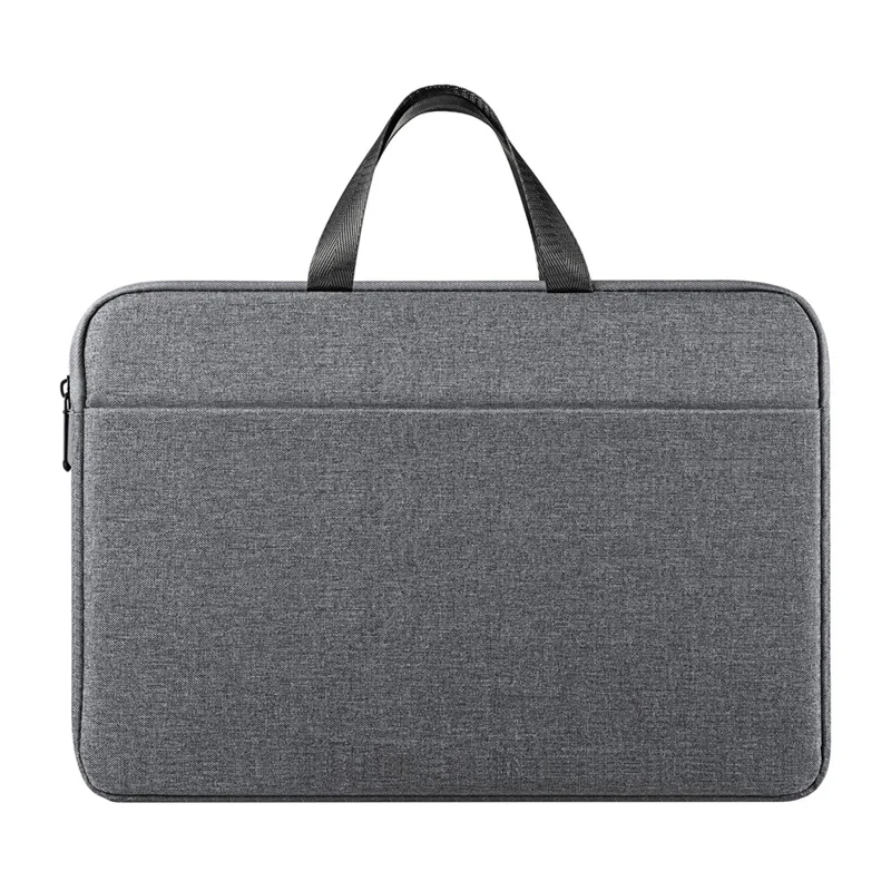 DUX DUCIS LBTA Series 14-15.4 Inch Horizontal Laptop Bag Waterproof Notebook Handbag - Dark Grey