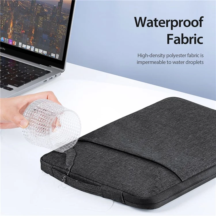 Bolsa protectora vertical para portátiles de 15.5-16 pulgadas de la serie LBDC de DUX DUCIS - Negro 