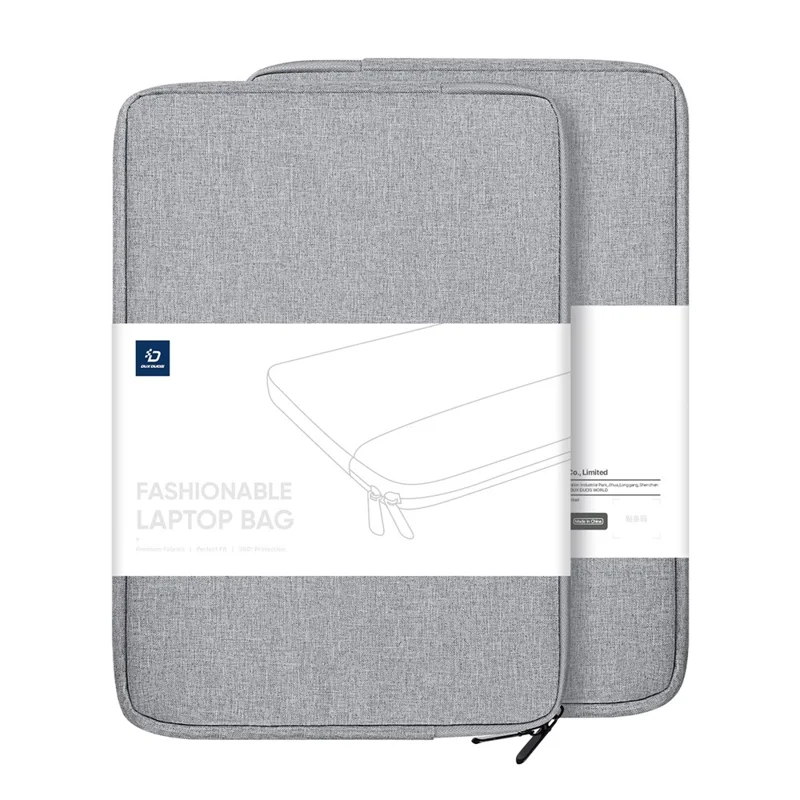 DUX DUCIS LBDA Series 13-13.9 Inch Laptop Bag Notebook Protective Pouch - Light Grey