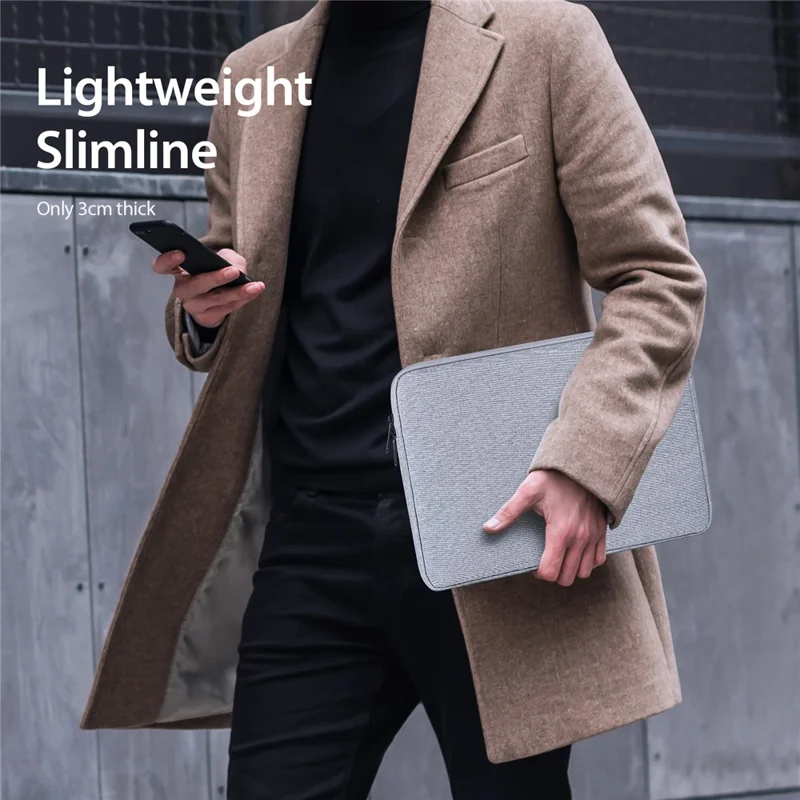 DUX DUCIS LBDA Series 13-13.9 Inch Laptop Bag Notebook Protective Pouch - Light Grey