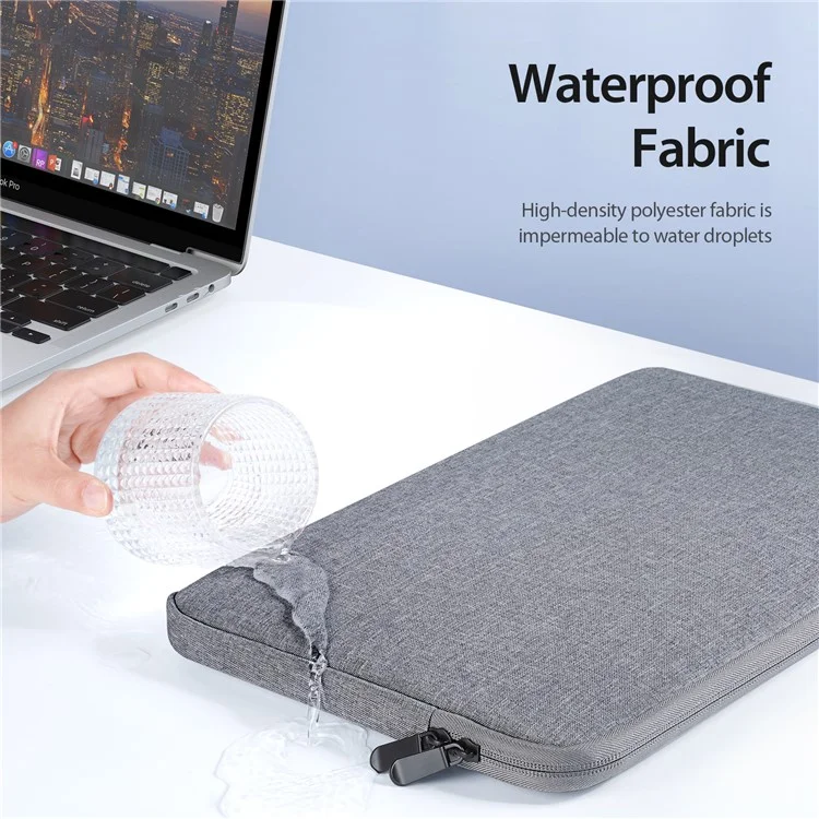 DUX DUCIS LBDA Series 14-15.4 Pollici Borsa per Laptop Rivestimento Morbido Custodia per Notebook - Grigio Scuro