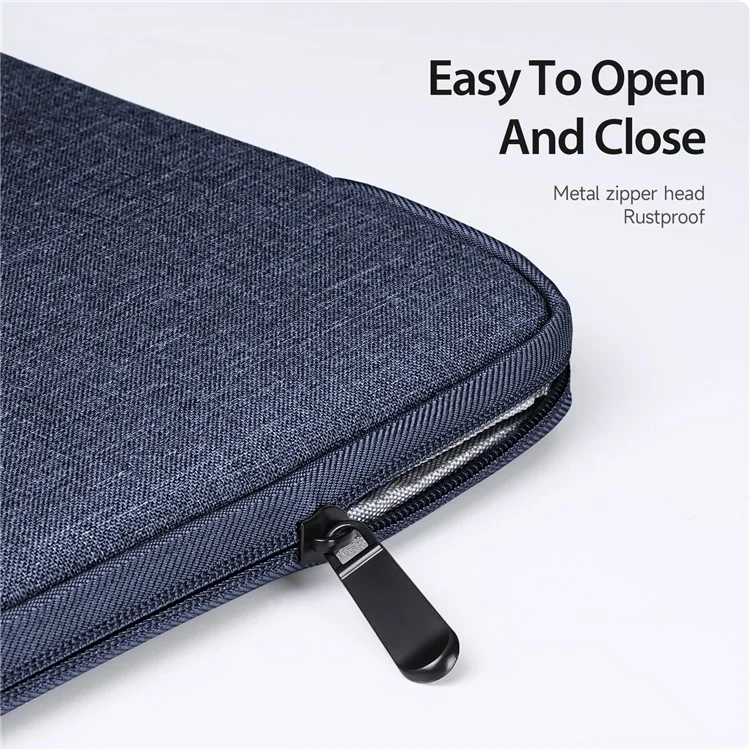 DUX DUCIS LBDA Series 14-15.4 Inch Laptop Bag Soft Lining Notebook Pouch - Navy Blue
