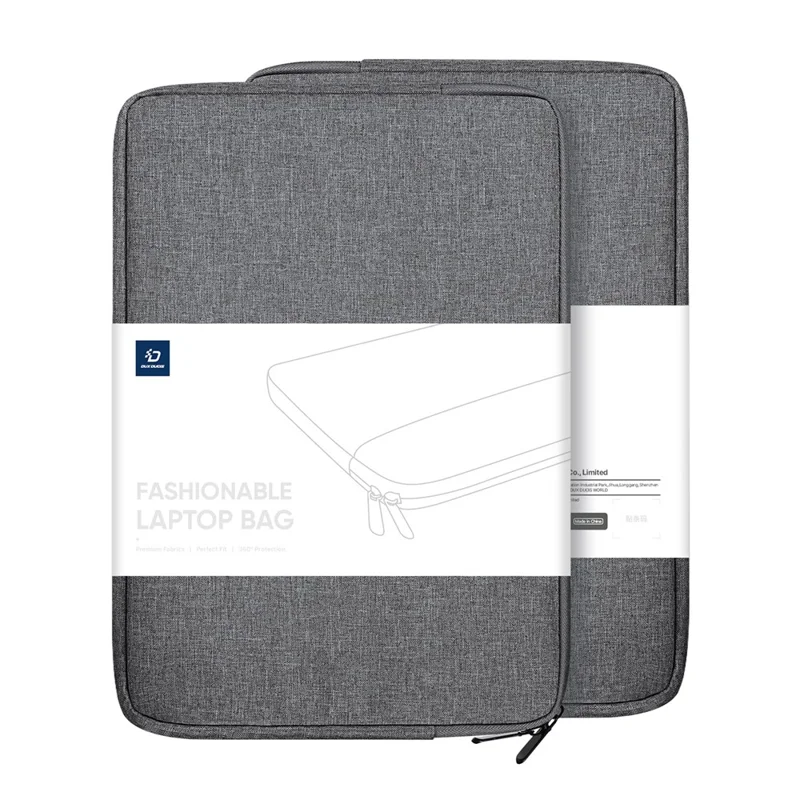 DUX DUCIS LBDA Series 15.5-16 Inch Laptop Bag Waterproof Notebook Pouch - Dark Grey