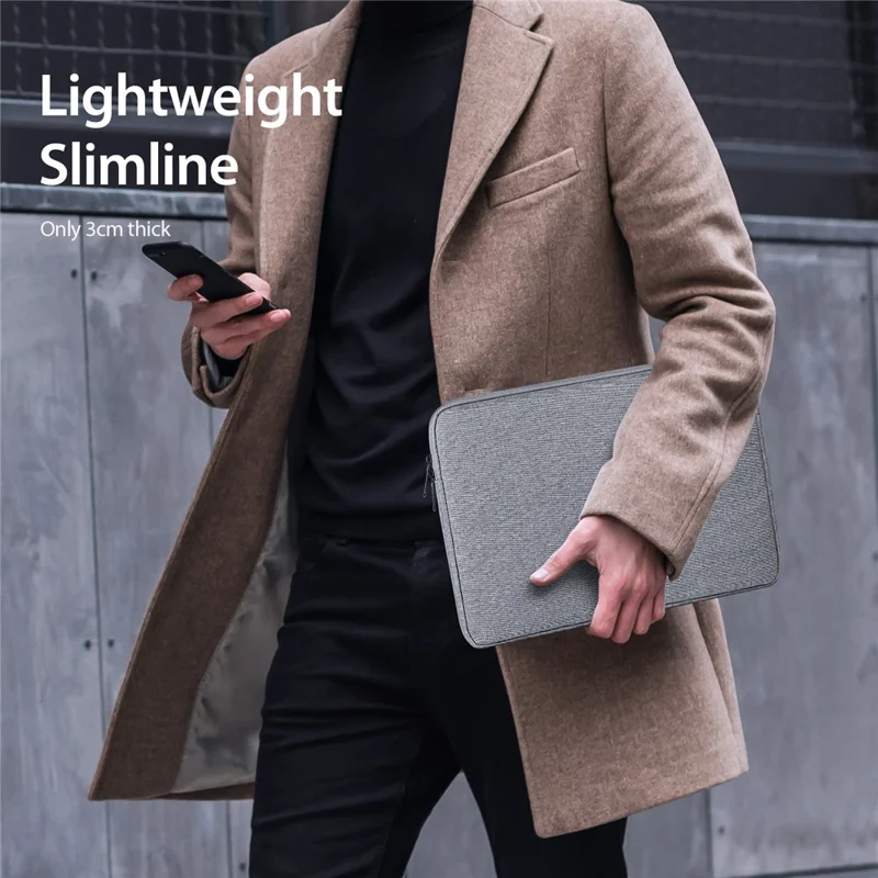 DUX DUCIS LBDA Series 15.5-16 Inch Laptop Bag Waterproof Notebook Pouch - Dark Grey