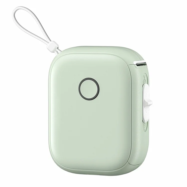 Marklife P12 Thermal Label Imprimante Avec Papier D'impression, 1200mAh Portable Mini Imprimante - Vert