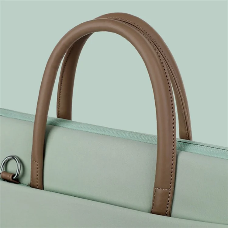 15-16.1 inch Laptop Bag Waterproof Computer Carrying Case with Trolley Strap Design - Black