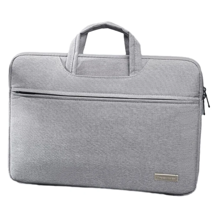 VICTORIATOURIST V7700 14-inch Stylish Laptop Carrying Bag Polyester Notebook Protective Handbag, Upgraded Version - Grey