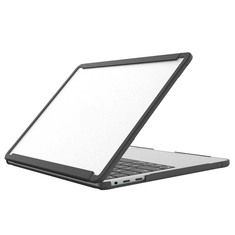 BENWIS MP-SSC für Macbook Air 15 Zoll (2023) A2941 / (2024) Slim Case Stoßfest PC+TPU Laptop Hülle - Schwarz