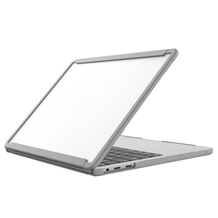 BENWIS MP-SSC Para MacBook Pro 13 pulgadas (2016) A1706, A1708 / (2018) / (2019) A1989, A2159 / (2020) A2251, A2289, A2338 PC+TPU Funda para Portátil - Gris