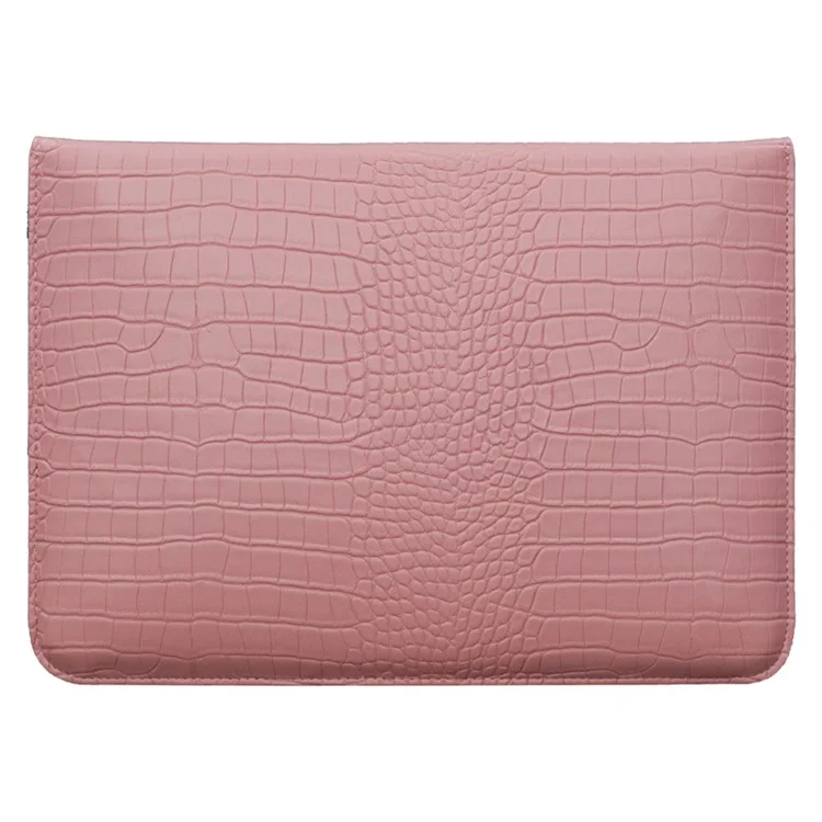 13.3-Inch Notebook Computer Storage Bag Laptop Sleeve PU Leather Bag - Light Pink