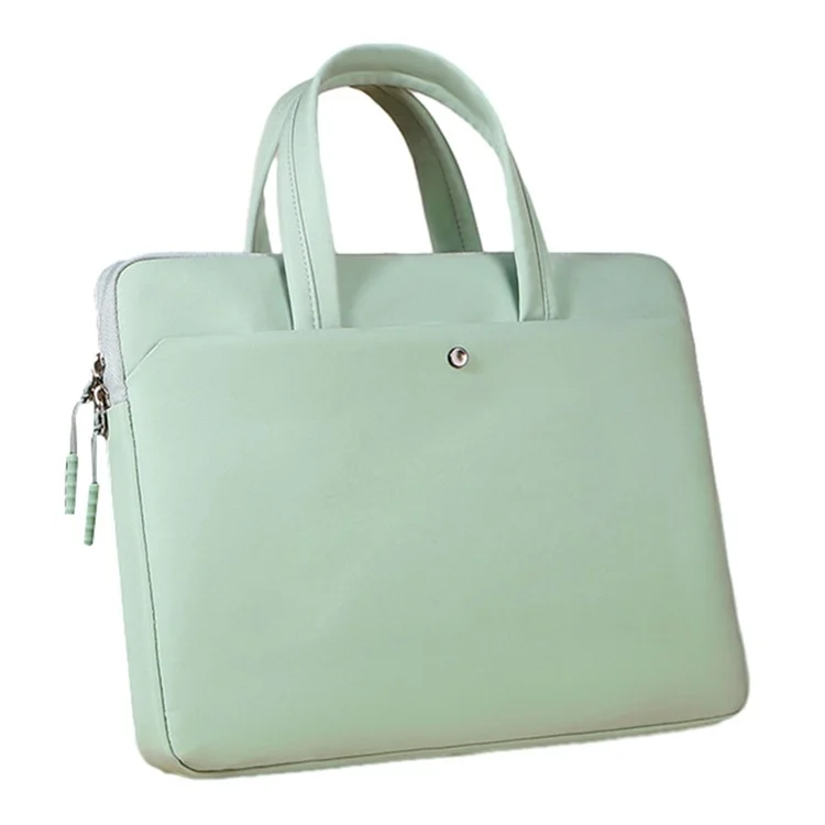 C81-13-13.3 Polegadas Capa para Laptop Bolsa Portátil de Notebook com Forro Peludo Bolsa de Armazenamento Comercial - Verde