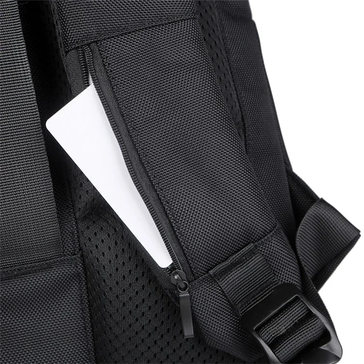 POFOKO 15,6-Zoll-Laptop-Computer-Rucksack Geschäftsreise-Tasche mit USB-Ladeanschluss