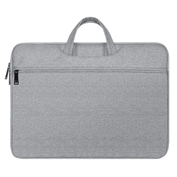 DUX DUCIS LBTC Series 14-15.4 inch Laptop Carrying Bag Polyester Notebook Shockproof Handbag - Light Grey