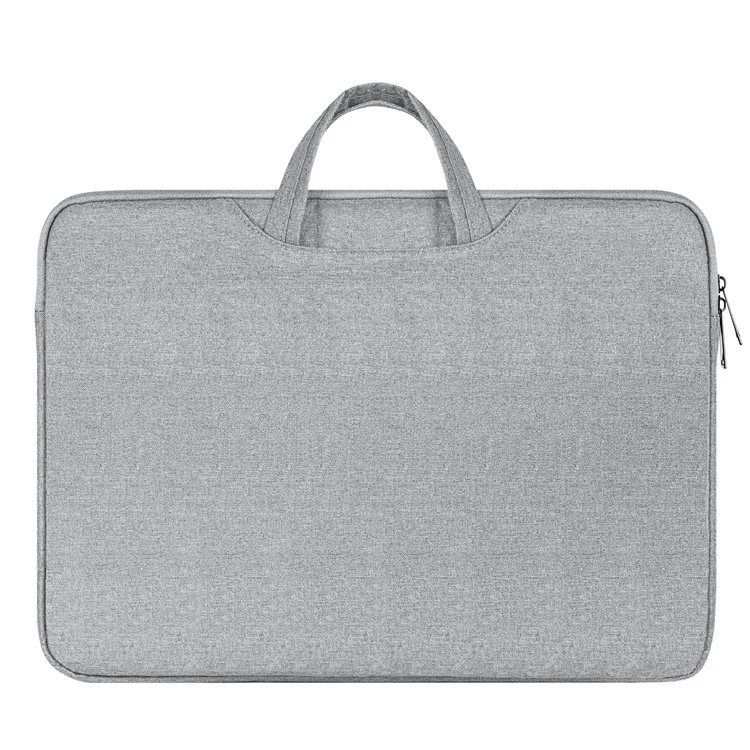 DUX DUCIS LBTC Series 14-15.4 inch Laptop Carrying Bag Polyester Notebook Shockproof Handbag - Light Grey