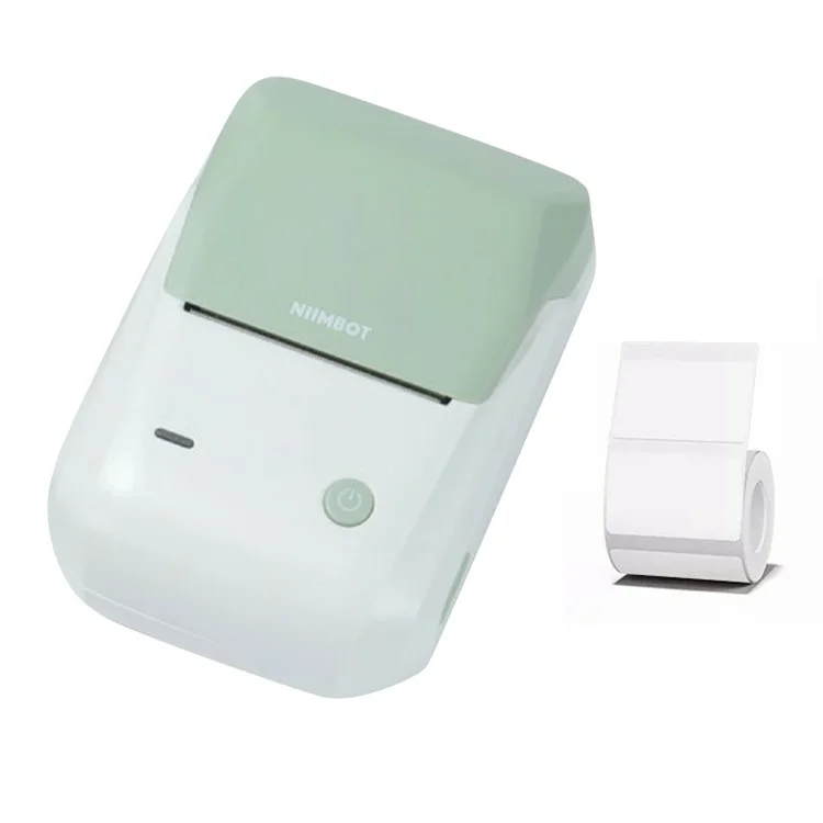 NIIMBOT B1 Mini-Etikettendrucker 203 DPI Bluetooth-Etikettendruck-Maschine Thermaldrucker - Grün